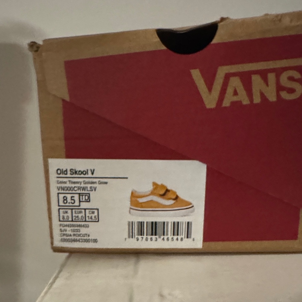 Vans Old Skool V in Bold Orange